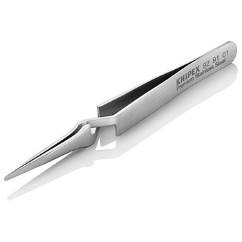 Knipex precizna ukrštena pinceta tupa 120mm 92 91 01 Knipex precizna ukrštena pinceta tupa 120mm 92 91 01