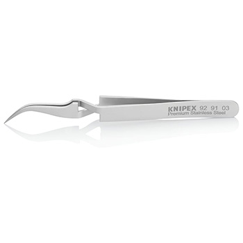 Knipex precizna ukrštena pinceta zakrivljena 115mm 92 91 03 Knipex precizna ukrštena pinceta zakrivljena 115mm 92 91 03