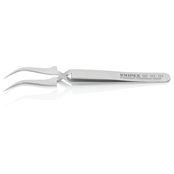 Knipex precizna ukrštena pinceta zakrivljena 115mm 92 91 03 Knipex precizna ukrštena pinceta zakrivljena 115mm 92 91 03