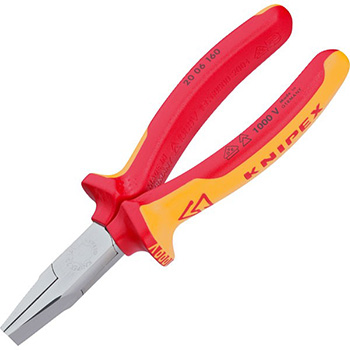 Knipex pljosnata klešta za hvatanje 1000V VDE 160mm 20 06 160 Knipex pljosnata klešta za hvatanje 1000V VDE 160mm 20 06 160