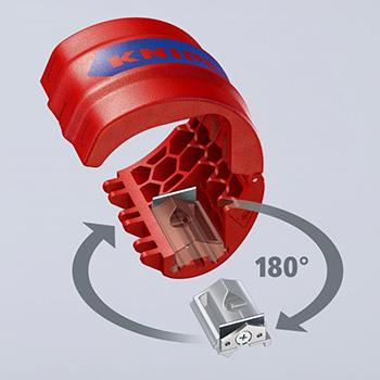 Knipex rezač plastičnih cevi 90 22 10 BK Knipex rezač plastičnih cevi 90 22 10 BK