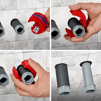 Knipex rezač plastičnih cevi 90 22 10 BK Knipex rezač plastičnih cevi 90 22 10 BK