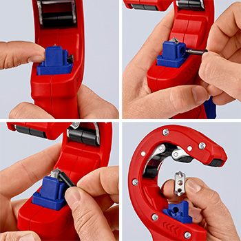 Knipex DP50 rezač plastičnih cevi Ø32-50mm 90 23 01 BK Knipex DP50 rezač plastičnih cevi Ø32-50mm 90 23 01 BK