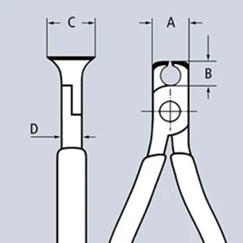 Knipex sečice čeone mehaničarske 130mm 69 01 130-2