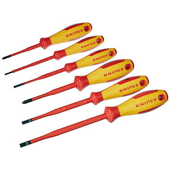 Knipex set izolovanih odvijača 1000V 6/1 00 20 12 V02 Knipex set izolovanih odvijača 1000V 6/1 00 20 12 V02