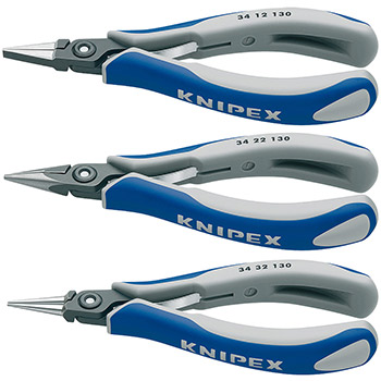 Knipex komplet preciznih klešta za elektroniku u torbici 6/1 00 20 16 P-1
