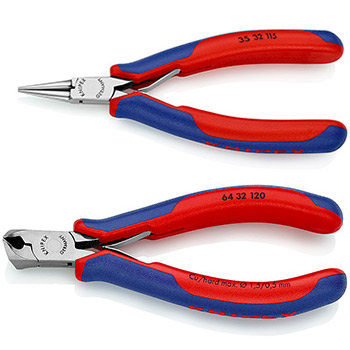 Knipex komplet klešta za elektroniku sa pincetom u torbici 7/1 00 20 16-2