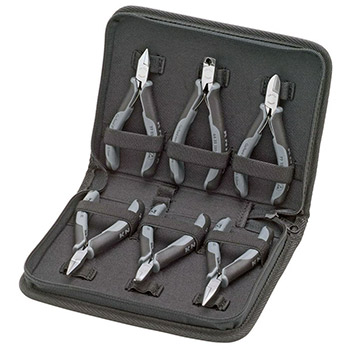 Knipex komplet klešta za elektroniku ESD u torbici 6/1 00 20 17 Knipex komplet klešta za elektroniku ESD u torbici 6/1 00 20 17