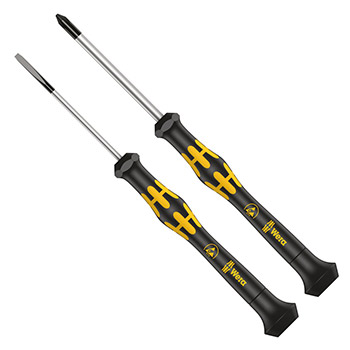 Knipex komplet ESD klešta za elektroniku sa Wera odvijačima 8/1 00 20 18 ESD Knipex komplet ESD klešta za elektroniku sa Wera odvijačima 8/1 00 20 18 ESD