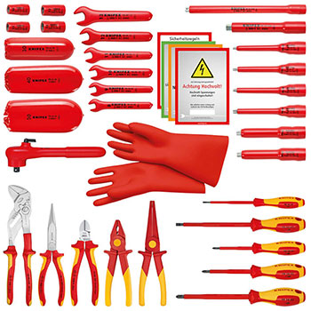 Knipex komplet od 33 izolovana alata E-Mobility u koferu Basic 00 21 05 EV-3