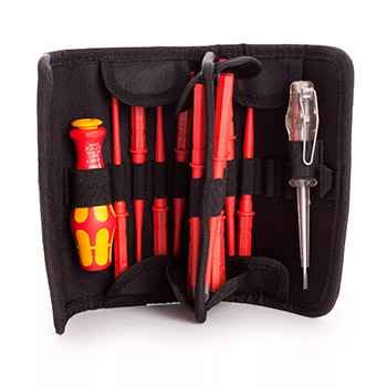 Knipex komplet od 11 alata u koferu Robust34 Elektro 00 21 36-2