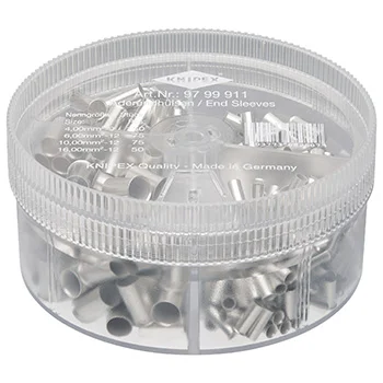 Knipex asortiman neizolovanih hilzni 4-16mm² 97 99 911 Knipex asortiman neizolovanih hilzni 4-16mm² 97 99 911