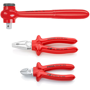 Knipex komplet izolovanog alata u koferu 17 kom 98 99 11-1