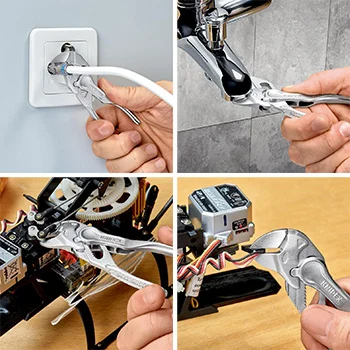 Knipex komplet najmanjih klešta na svetu 2/1 Klešta ključ XS 100mm + Papagaj klešta Cobra XS 100mm-4