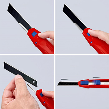 Knipex CutiX® univerzalni nož/skalpel 165mm 90 10 165 BK-6