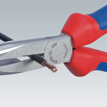 Knipex klešta špic prava 200mm sa mogućnošću kačenja 26 12 200 T-1