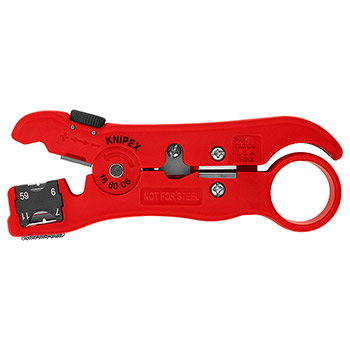 Knipex striper za coax i telefonske kablove 16 60 06 SB Knipex striper za coax i telefonske kablove 16 60 06 SB