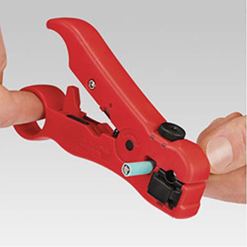 Knipex striper za coax i telefonske kablove 16 60 06 SB Knipex striper za coax i telefonske kablove 16 60 06 SB