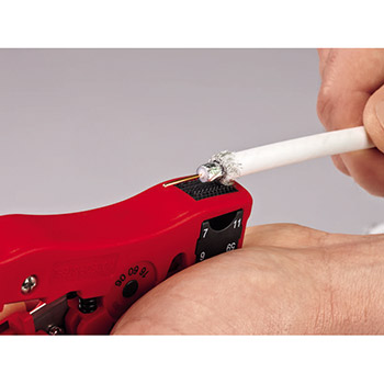 Knipex striper za coax i telefonske kablove 16 60 06 SB Knipex striper za coax i telefonske kablove 16 60 06 SB