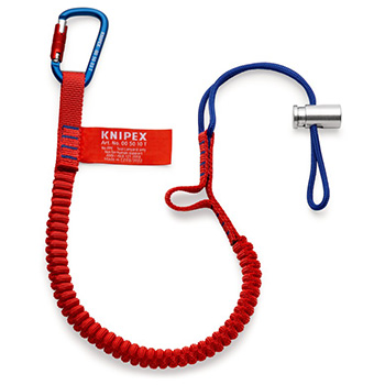 Knipex traka i karabiner za osiguranje alata od pada 6kg/13lbs 00 50 12 T BK Knipex traka i karabiner za osiguranje alata od pada 6kg/13lbs 00 50 12 T BK