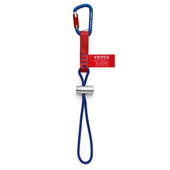 Knipex adapterska petlja s karabinerom za osiguranje alata od pada 6kg/13lbs 00 50 13 T BK Knipex adapterska petlja s karabinerom za osiguranje alata od pada 6kg/13lbs 00 50 13 T BK