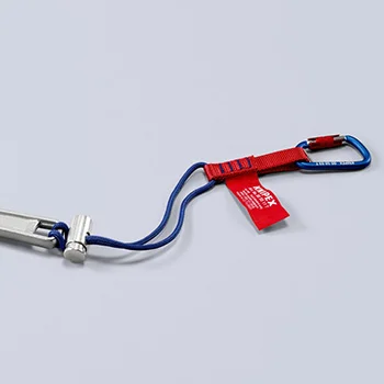 Knipex adapterska petlja s karabinerom za osiguranje alata od pada 6kg/13lbs 00 50 13 T BK Knipex adapterska petlja s karabinerom za osiguranje alata od pada 6kg/13lbs 00 50 13 T BK