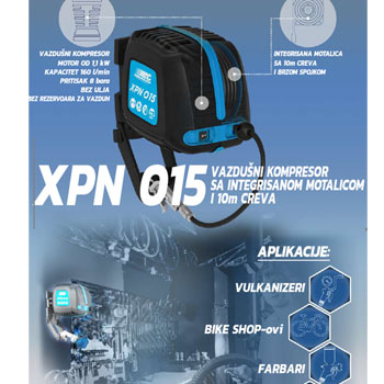 ABAC klipni kompresor XPN O15 sa motalicom-3