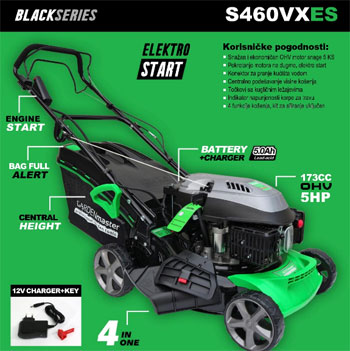 Garden Master motorna samohodna kosačica ELEKTRO START S460VX ES-5