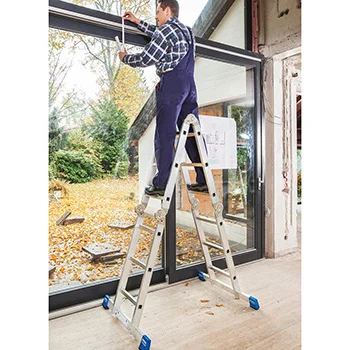 Krause Stabilo univerzalne zglobne merdevine 4x3 gazišta 123510-6