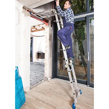 Krause Stabilo univerzalne zglobne merdevine 4x3 gazišta 123510-8