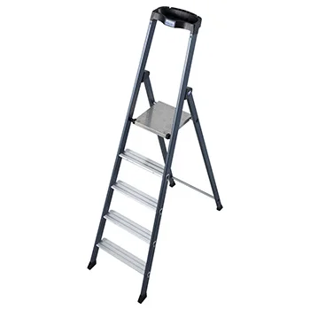 Krause Monto kućne merdevine eloksirane SePro 5 gazišta 124197-1