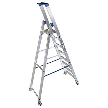 Krause Stabilo kotrljajuće stepenaste merdevine plave 8 gazišta 124654 Krause Stabilo kotrljajuće stepenaste merdevine plave 8 gazišta 124654