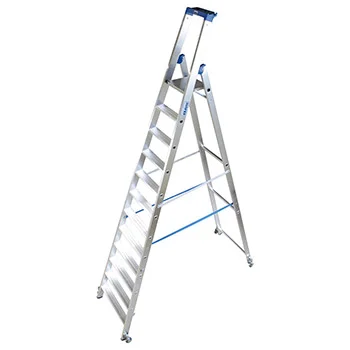 Krause Stabilo kotrljajuće stepenaste merdevine plave 12 gazišta 124678 Krause Stabilo kotrljajuće stepenaste merdevine plave 12 gazišta 124678