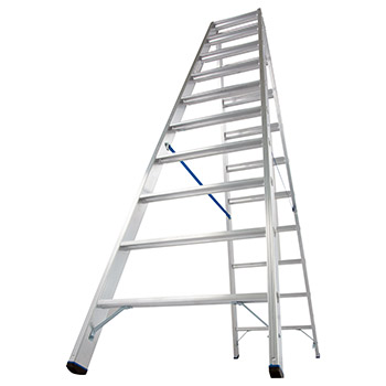 Krause Stabilo stepenaste obostrane merdevine 2x10 gazišta 124777 Krause Stabilo stepenaste obostrane merdevine 2x10 gazišta 124777
