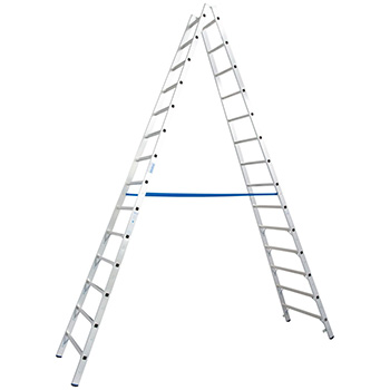 Krause Stabilo sigurnosne obostrane merdevine 2x14 gazišta 124951-2