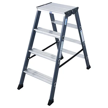 Krause Monto obostrane merdevine eloksirane SePro D 2x4 gazišta 125811 Krause Monto obostrane merdevine eloksirane SePro D 2x4 gazišta 125811