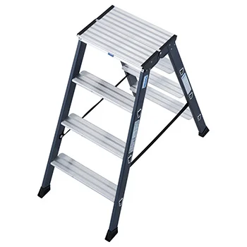 Krause Monto obostrane merdevine eloksirane SePro D 2x4 gazišta 125811 Krause Monto obostrane merdevine eloksirane SePro D 2x4 gazišta 125811