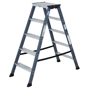 Krause Monto obostrane merdevine eloksirane SePro D 2x5 gazišta 125828 Krause Monto obostrane merdevine eloksirane SePro D 2x5 gazišta 125828