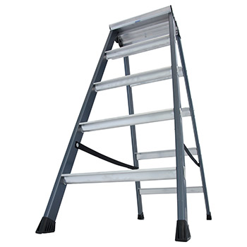 Krause Monto obostrane merdevine eloksirane SePro D 2x5 gazišta 125828 Krause Monto obostrane merdevine eloksirane SePro D 2x5 gazišta 125828
