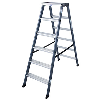 Krause Monto obostrane merdevine eloksirane SePro D 2x6 gazišta 125835 Krause Monto obostrane merdevine eloksirane SePro D 2x6 gazišta 125835