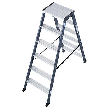 Krause Monto obostrane merdevine eloksirane SePro D 2x6 gazišta 125835 Krause Monto obostrane merdevine eloksirane SePro D 2x6 gazišta 125835