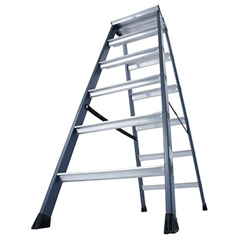 Krause Monto obostrane merdevine eloksirane SePro D 2x6 gazišta 125835 Krause Monto obostrane merdevine eloksirane SePro D 2x6 gazišta 125835
