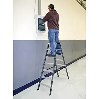 Krause Monto obostrane merdevine eloksirane SePro D 2x7 gazišta 125842 Krause Monto obostrane merdevine eloksirane SePro D 2x7 gazišta 125842