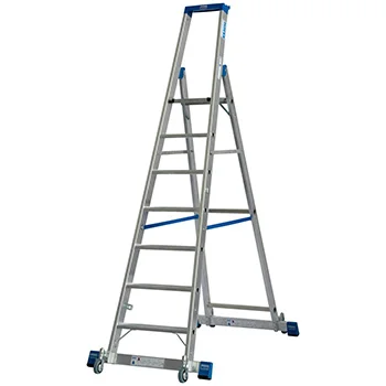 Krause Stabilo kotrljajuće stepenaste merdevine sa osloncem 7 gazišta 127310 Krause Stabilo kotrljajuće stepenaste merdevine sa osloncem 7 gazišta 127310