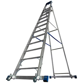 Krause Stabilo kotrljajuće stepenaste merdevine sa osloncem 12 gazišta 127365 Krause Stabilo kotrljajuće stepenaste merdevine sa osloncem 12 gazišta 127365