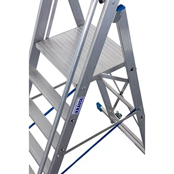 Krause Stabilo stojeće merdevine sa velikom platformom i lancem 14 gazišta 127587 Krause Stabilo stojeće merdevine sa velikom platformom i lancem 14 gazišta 127587