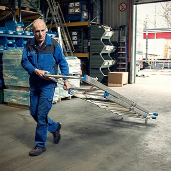 Krause Stabilo teleskopske merdevine sa platformom i lancem 6-8 gazišta 127624 Krause Stabilo teleskopske merdevine sa platformom i lancem 6-8 gazišta 127624