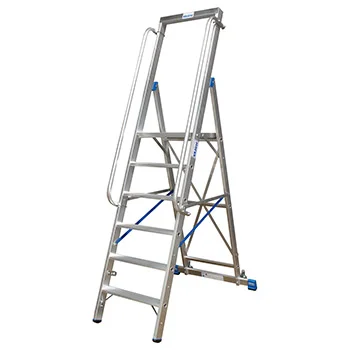 Krause Stabilo stojeće merdevine sa velikom platformom 6 gazišta 127761 Krause Stabilo stojeće merdevine sa velikom platformom 6 gazišta 127761