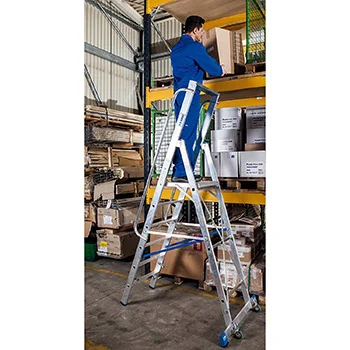 Krause Stabilo stojeće merdevine sa velikom platformom 6 gazišta 127761 Krause Stabilo stojeće merdevine sa velikom platformom 6 gazišta 127761