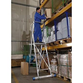 Krause Stabilo stojeće merdevine sa velikom platformom 6 gazišta 127761 Krause Stabilo stojeće merdevine sa velikom platformom 6 gazišta 127761